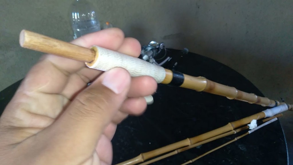 como fazer uma vara de bambu
